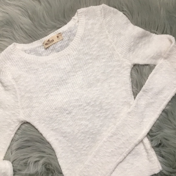 Hollister Tops - Hollister Long Sleeve Knit Crop Top